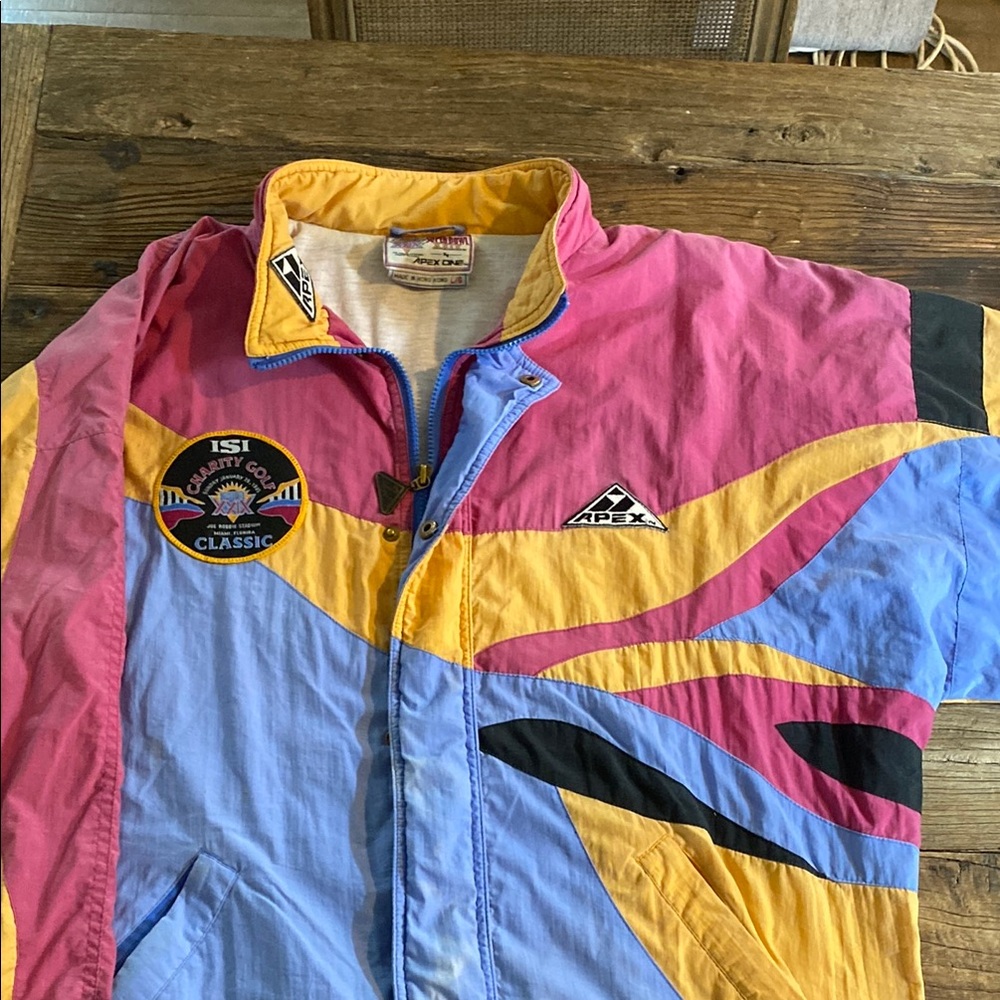 Colorful Apex Jacket with Patches